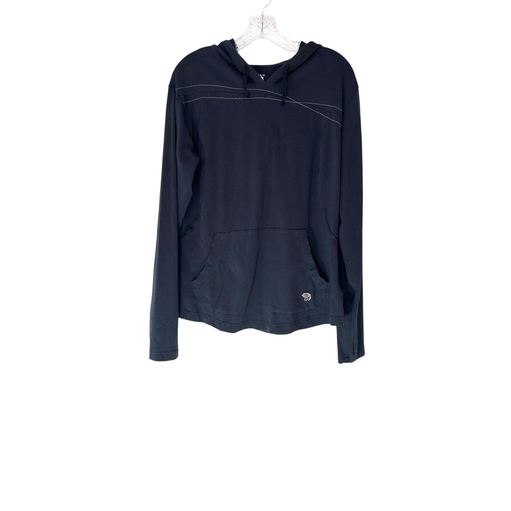 Mountain Hardwear Sweatshirt Women's Black Hooded Gorp Outdoor Stretch Large